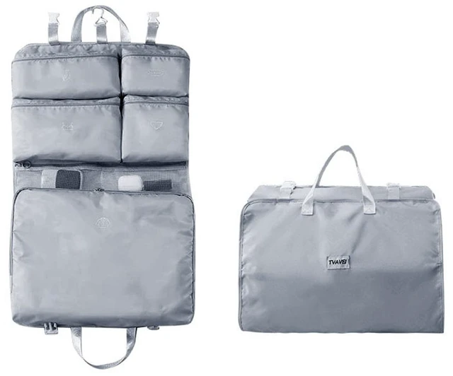 Main image of 6-in-1 Folding Travel Storage Bag, Portable Luggage Organizer, Multifunctional Clothing Sorting Bag, Travel Bag Hanging bag