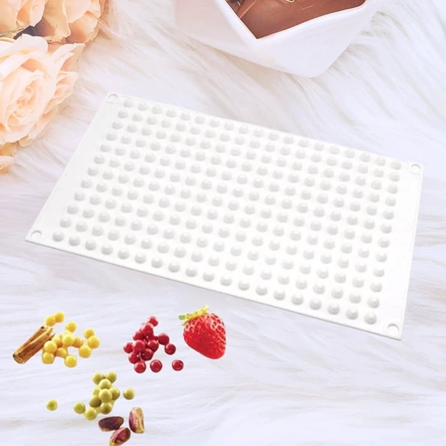 Alt view image 5 of 7 - Round Chocolate Drops Mold 228Grids Silicone Mould DIY Gummy Candy Making Fondant Cake Decor Baking Tools