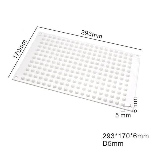 Alt view image 7 of 7 - Round Chocolate Drops Mold 228Grids Silicone Mould DIY Gummy Candy Making Fondant Cake Decor Baking Tools