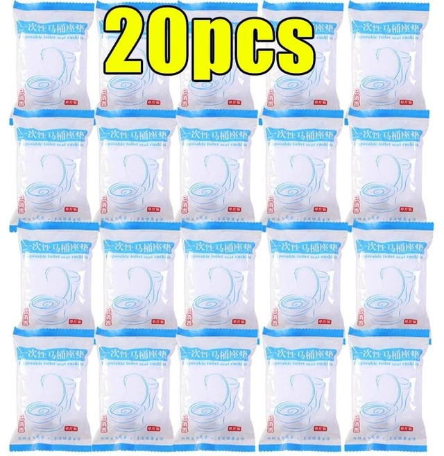 Main image of Disposable Toilet Seat Cover Waterproof Non-Woven Fabric Disposable Seat Covers for Travel Outing Hotel Hospital Public Toilet