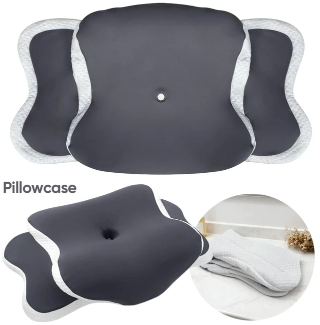 Main image of Memory Foam Pillowcase Cervical Pillowcase Pillow Protector Bedding Pillow Cases Cover Cooling Fabric Portable Home Holiday Gift