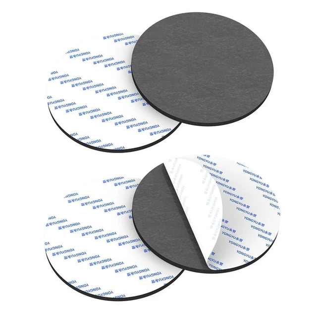 Alt view image 5 of 7 - 10X Double Sided Adhesive Pads,Heavy Duty Mounting Tape 3mm Thickness Pre-Cut Foam Tape,Super-Sticky Black Strong Pads Rectangle