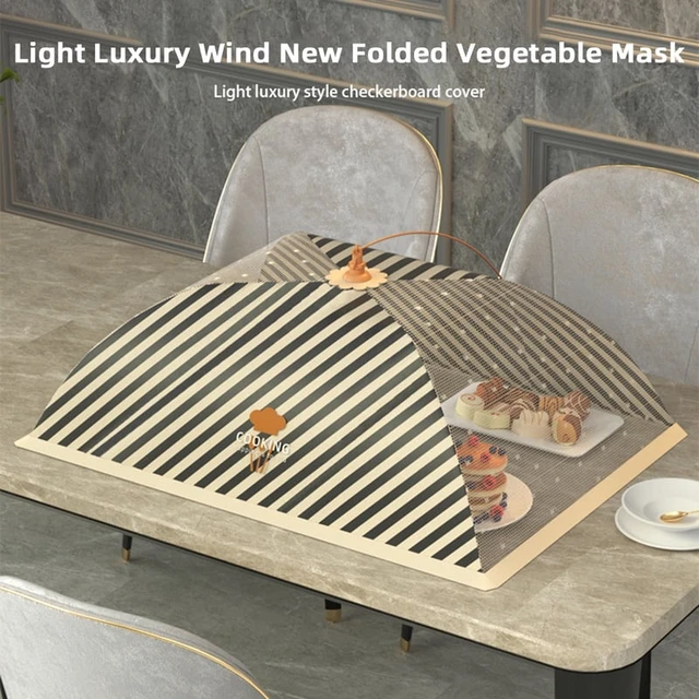 Alt view image 2 of 7 - Portable Foldable Food Covers Umbrella Fine Mesh Breathable Anti-Mosquito Meal Vegetable Fruit Cover Kitchen Gadgets Accessories