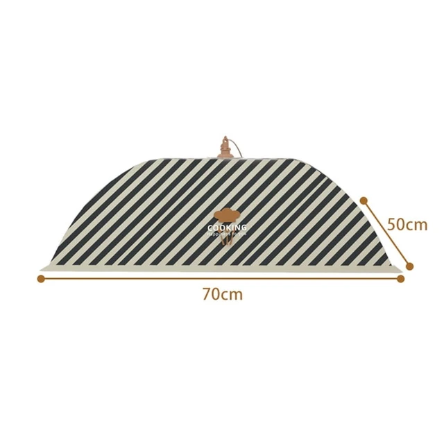 Alt view image 7 of 7 - Portable Foldable Food Covers Umbrella Fine Mesh Breathable Anti-Mosquito Meal Vegetable Fruit Cover Kitchen Gadgets Accessories