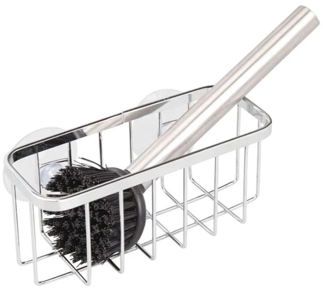 Main image of Kitchen Sponge Holder Stainless Steel Sink Basket Storage Braket Rustproof Waterproof Liquid Drainer Rack