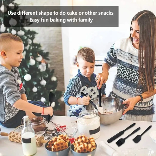 Alt view image 4 of 7 - 6Pcs Silicone Spatula Set Food Grade Non Stick Heat Resistant Spatulas Turner for Cooking Baking Mixing Baking Tools