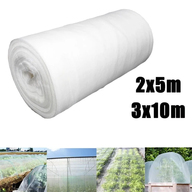Alt view image 2 of 7 - Garden Plant Insect Netting Vegetable, Flower and Fruit Care Cover Netting Pest Control Bird-proof 60 Mesh Protective Netting