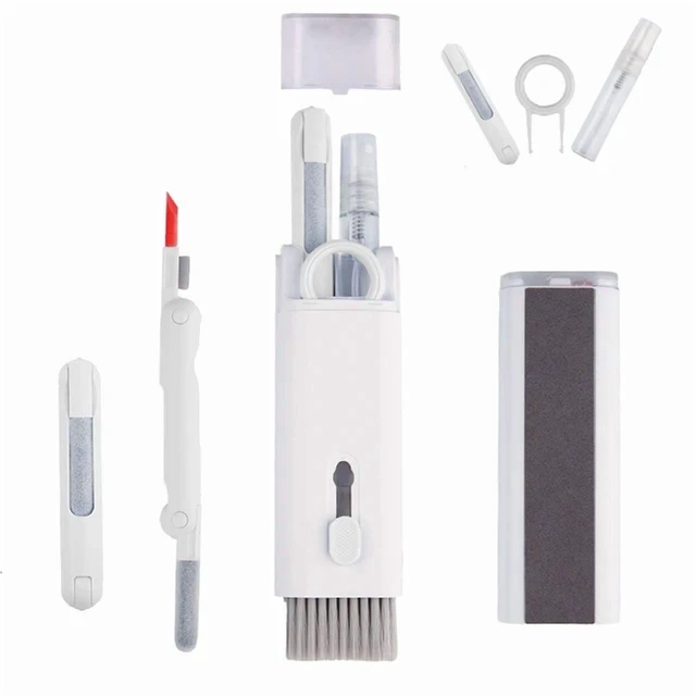 Main image of 7-in-1 Computer Keyboard Cleaner Brush Kit Earphone Cleaning Pen For Headset Keyboard Cleaning Tools Cleaner Keycap Puller Kit
