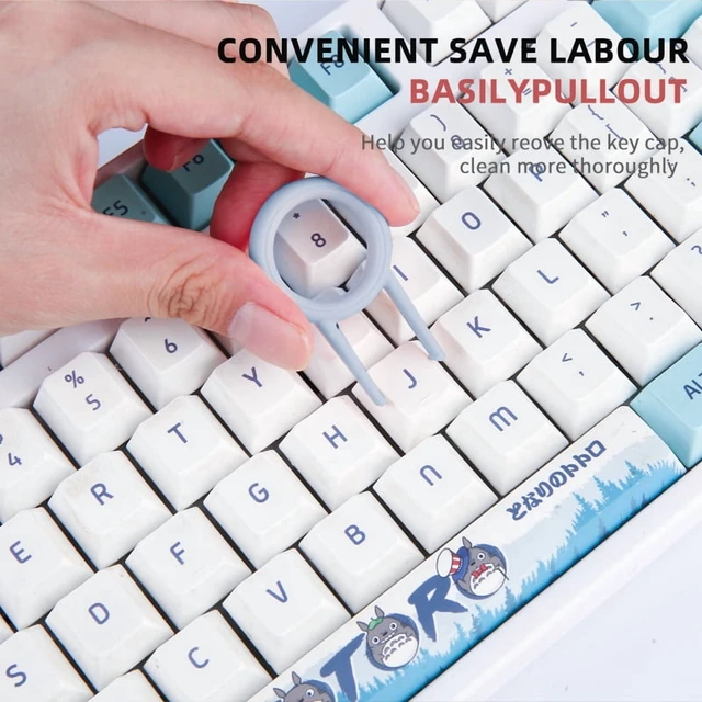 Alt view image 6 of 7 - 7-in-1 Computer Keyboard Cleaner Brush Kit Earphone Cleaning Pen For Headset Keyboard Cleaning Tools Cleaner Keycap Puller Kit