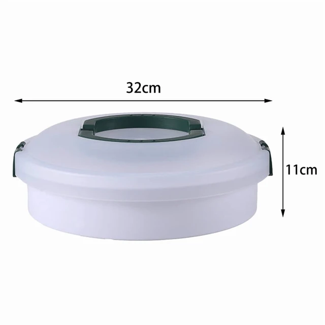 Alt view image 7 of 7 - Convenient Cake Carrier Portable Buckle PP Cake Box Baking Packaging Box with Handle Handy Cupcake Holder Tray Cake Packaging
