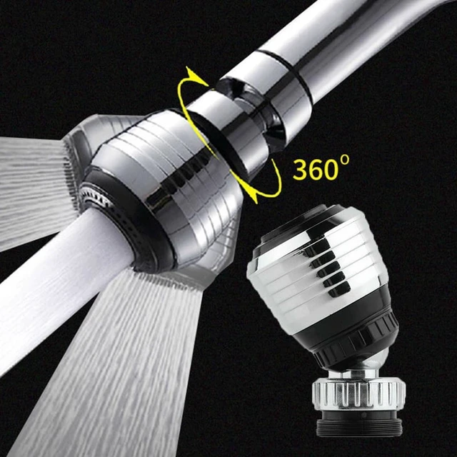 Alt view image 3 of 6 - 1pcs Faucet Nozzle 360 Degree Rotation Filter Extension Tube Shower Water Saving Tap Head Nozzle Universal Kitchen Accessories