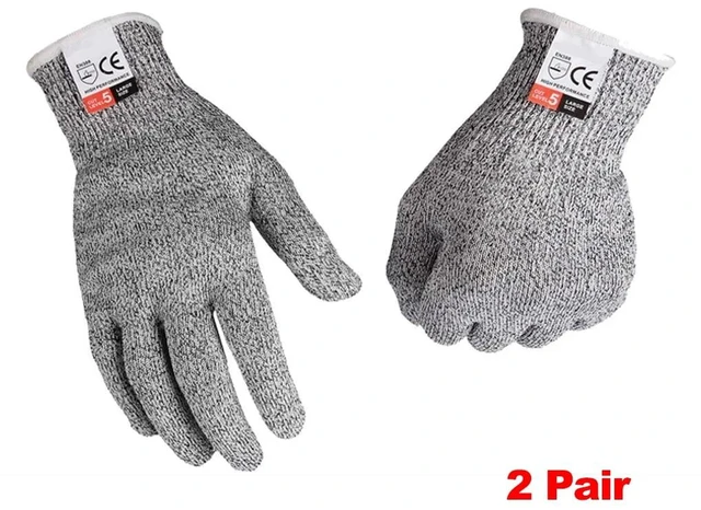 Main image of HPPE Level 5 Safety Anti Cut Gloves High-strength Industry Kitchen Gardening Anti-Scratch Anti-cut Glass Cutting Multi-Purpose