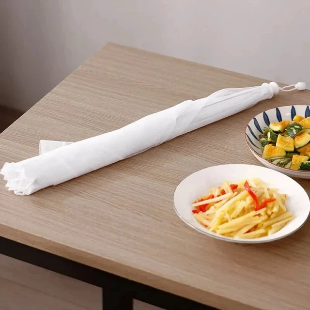 Alt view image 4 of 6 - Food Cover Mesh Folding Washable Flies Tables Cover Insect Proof Protective Dish Covers Home Kitchen Storage Accessaries