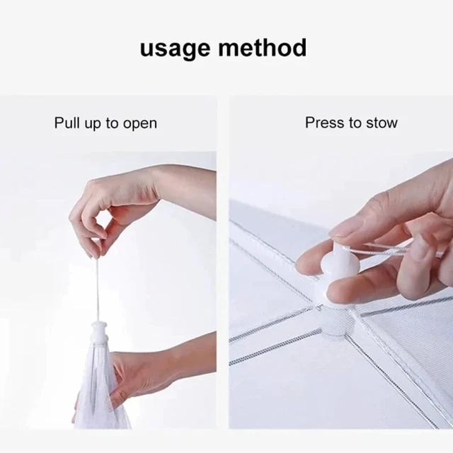 Alt view image 5 of 6 - Food Cover Mesh Folding Washable Flies Tables Cover Insect Proof Protective Dish Covers Home Kitchen Storage Accessaries