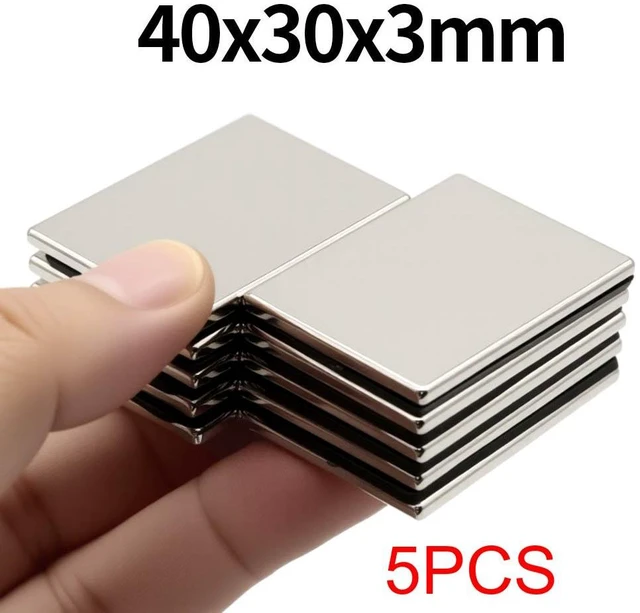 Main image of 40x30x3mm Super Strong Neodymium Magnet N35 NdfeB Permanent Magnetic imanes Block Powerful Magnets Refrigerator