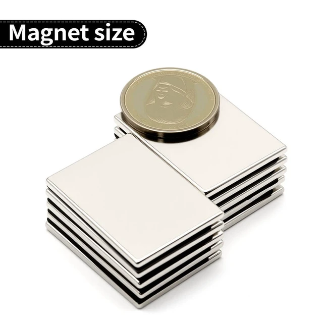 Alt view image 3 of 7 - 40x30x3mm Super Strong Neodymium Magnet N35 NdfeB Permanent Magnetic imanes Block Powerful Magnets Refrigerator