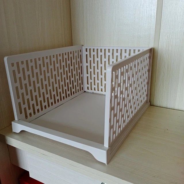 Alt view image 3 of 7 - Stackable Wardrobe Drawer Units Organizer Clothes Closet Storage Boxes Shelves Plastic Divider Board Cube Toy Snacks Containers