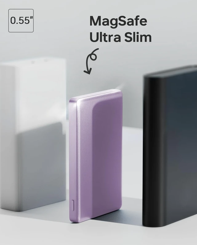 Alt view image 3 of 7 - ULiXWH 10,000mAh for MagSafe Power Bank Ultra-Slim Fast Charging for Travel | Magnetic Wireless Charger with USB-C Cable, Metal-Alloy Portable Battery for iPhone 18/17 Pro Max/17 Pro/Air/16/15/14,