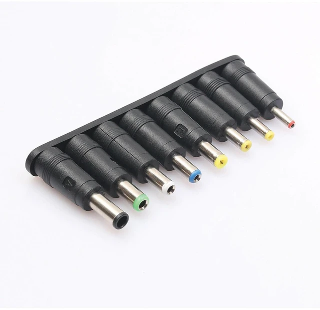 Main image of Kado DC Adapter 8 Connector Set for Monitor, Webcam, Router, Light Strip | Female 5.5x2.1mm to Male 6.3x4.0mm 6.2x3.0mm 5.5x2.5mm 5.5x2.1mm 5.5x1.7mm 4.8x1.7mm 4.0x1.7mm 3.5x1.35mm for Security Camera