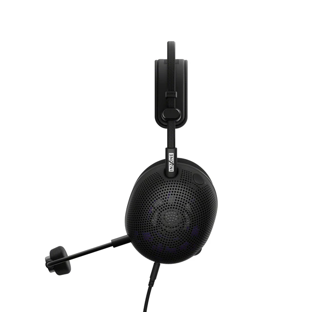 Alt view image 6 of 7 - Sony INZONE H6 Air Wired Open-Back Gaming Headset with Mic, Black | UltraLightweight for All Day Comfort, For PC/PS5/Mobile, Detachable High-Fidelity Mic, Audiophile, USBC Audio Box