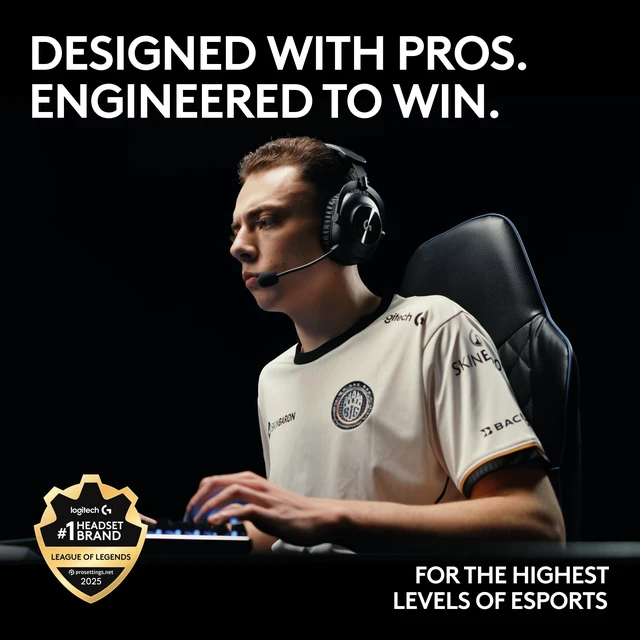 Alt view image 2 of 7 - Logitech G PRO X 2 Lightspeed Wireless Gaming Headset - Black | Bluetooth/USB/3.5mm Aux for PC, Detachable Boom Mic, DTS:X 2.07.1 Surround, 50mm Graphene Drivers