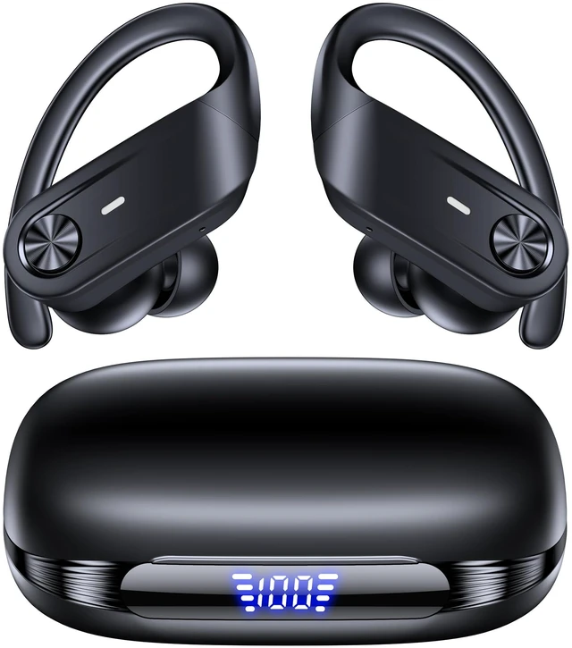 Main image of Hybrid Active Noise Cancelling Wireless Ear Buds 80 Hrs Playtime Hi-Res Stereo Quality Bluetooth Earbuds with Transparency Mode Headphones Bluetooth Earhooks ANC Earphones for Work Sports Travel