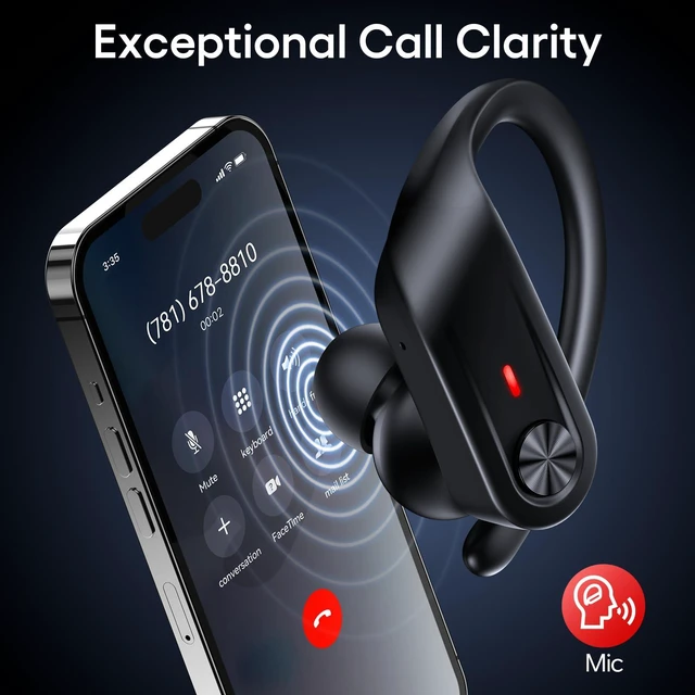 Alt view image 5 of 7 - Hybrid Active Noise Cancelling Wireless Ear Buds 80 Hrs Playtime Hi-Res Stereo Quality Bluetooth Earbuds with Transparency Mode Headphones Bluetooth Earhooks ANC Earphones for Work Sports Travel