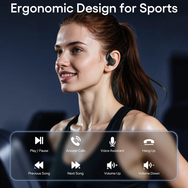 Alt view image 6 of 7 - Hybrid Active Noise Cancelling Wireless Ear Buds 80 Hrs Playtime Hi-Res Stereo Quality Bluetooth Earbuds with Transparency Mode Headphones Bluetooth Earhooks ANC Earphones for Work Sports Travel