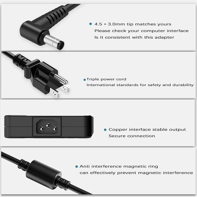 Alt view image 9 of 12 - 240W Laptop Charger for Msi Katana 15/17 HX B14W B14WGK B14WFK B14WEK B13W B13VGK Gaming Laptop Adapter A20-240P2A ADP-240EB T