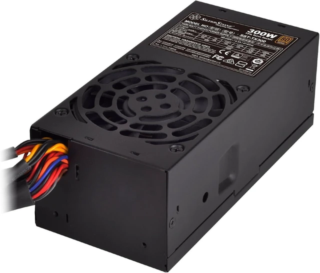Alt view image 7 of 8 - Silverstone Technology 300 Watt TFX Computer Power Supply with 80 Plus Bronze and One PCIe Connector SST-TX300-V2