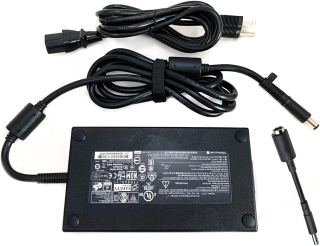 Alt view image 10 of 10 - Genuine 200W 19.5V 10.3A AC/DC Adapter Compatible with HP ZBook Fury 17 G8 RTX A3000 A4000 A5000 4U9G1UT#ABA 63H31UT#ABA Mobile Workstation PC 17.3" Notebook Power Supply Cord Battery Charger PSU