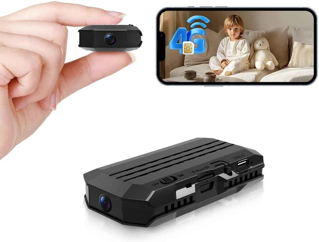 Alt view image 8 of 14 - No power cord required. 4G LTE cellular hidden surveillance camera (no WiFi needed, built-in SIM card). Built-in battery. Vehicle monitoring. HD night vision. Motion detection. Remote access via app.