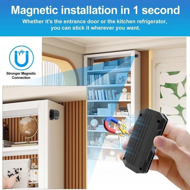 Alt view image 14 of 14 - No power cord required. 4G LTE cellular hidden surveillance camera (no WiFi needed, built-in SIM card). Built-in battery. Vehicle monitoring. HD night vision. Motion detection. Remote access via app.