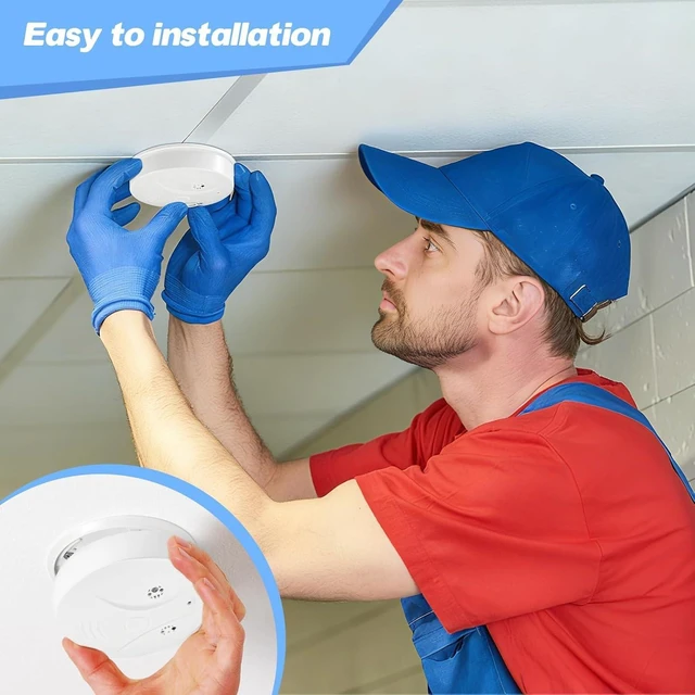 Alt view image 14 of 14 - Conceal Camera (Smoke Detector Design) WiFi HD 1080P Camera Wireless Small Nanny Cam for Home Surveillance Security Cameras Indoor Wireless(Support 2.4G)