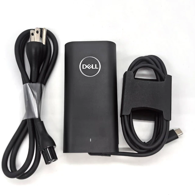 Alt view image 8 of 14 - Dell 100W Laptop Charger USB C Type C GAN AC Adapter, XPS 14 9440 AC Charger, Latitude 9440 AC Adapter, Black, DA100PM220