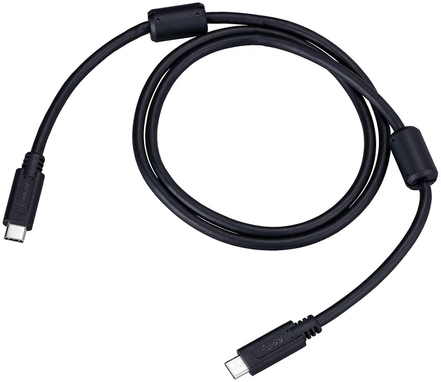 Main image of Canon Cameras US IFC-100U USB Cable, Black, Full-Size (3224C001)
