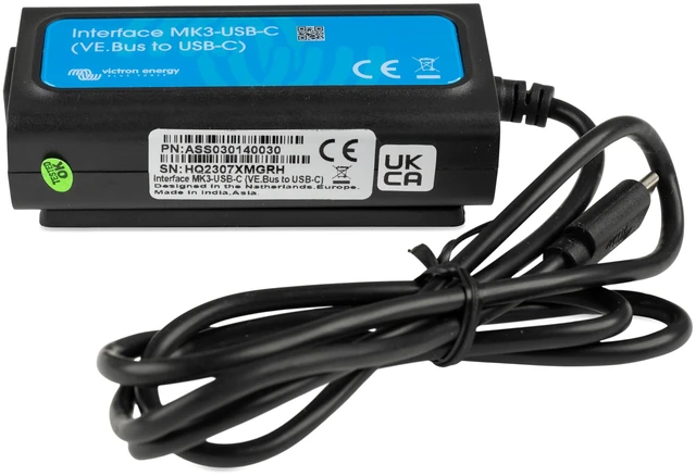 Main image of Victron Energy MK3-USB-C Interface VE.Bus to USB-C Cable | For GX Device Configuration