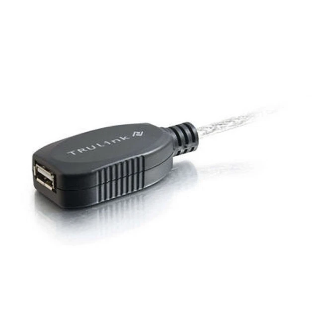 Alt view image 3 of 3 - 39000 USB Data Transfer Cable - 39.37 ft - Extension Cable - White