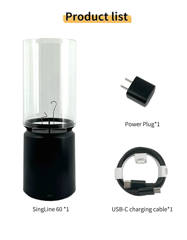 Alt view image 6 of 7 - WARDENCLYFFE® SingLine 60 Plasma Speaker - High-Fidelity Desktop Audio for PC Gaming - Visual Electric Flame & Personal Ambience Light - Unique Tech Gift (Model:SingLine 60 Black)