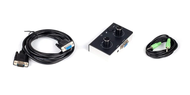 Alt view image 2 of 4 - Replacement Control Pod Black Over White Compatible for Logitech Z-2300 Computer Speakers B/W