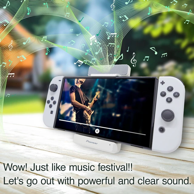 Alt view image 4 of 7 - Pioneer Gaming Speaker for Switch / PIMAX -Black, Speaker Sound TECTOR USB Type-C Portable Lightweight Surround Stand for Switch / PIMAX. Charging Port for Switch / PIMAX TQ-PG300K