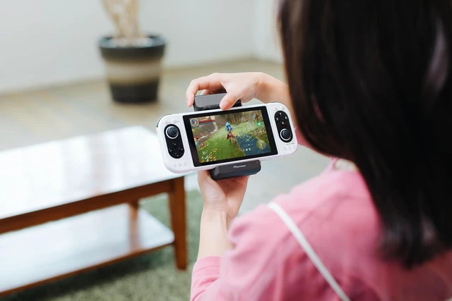 Alt view image 6 of 7 - Pioneer Gaming Speaker for Switch / PIMAX - White, Speaker SOUND TECTOR USB Type-C Portable Lightweight Surround Stand for Switch / PIMAX. TQ-PG300W