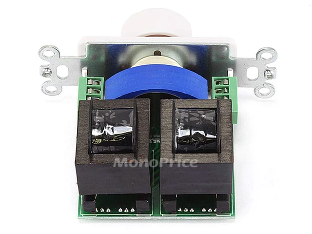 Alt view image 2 of 2 - Monoprice 108241 RMS 50W Speaker Volume Controller, White
