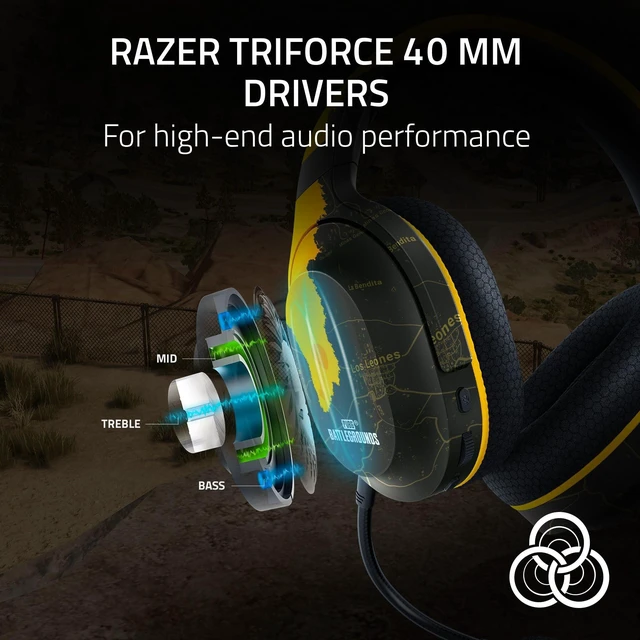 Alt view image 4 of 7 - Razer Barracuda X Wireless Gaming & Mobile Headset (PC, PlayStation, Switch, Android, iOS): 2.4GHz Wireless + Bluetooth - Lightweight - 40mm Drivers - Detachable Mic - 50 Hr Battery - PUBG Edition