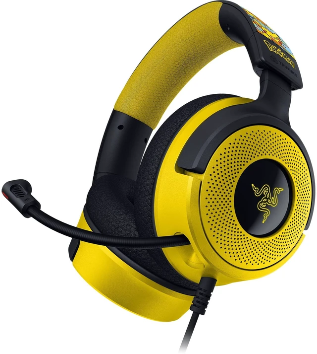 Main image of Razer Kraken V4 X Wired USB-C & Type A Gaming Headset, Pokémon Edition | Cardioid Mic, Memory Foam Cushions, Chroma RGB Lighting, For PC, Mac, PS5, Nintendo Switch 2