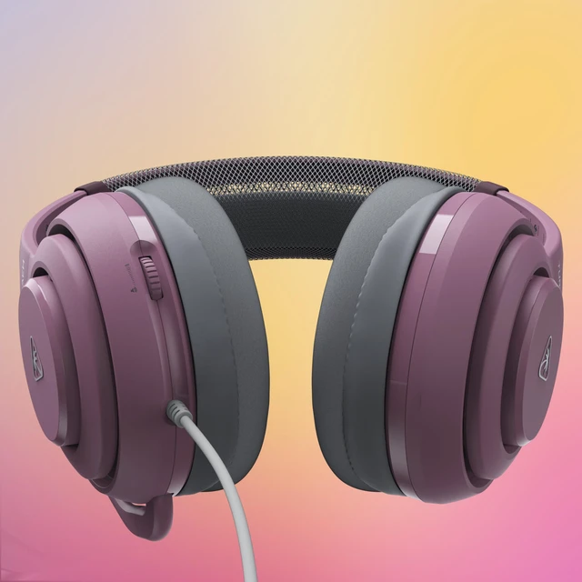 Alt view image 3 of 3 - Turtle Beach Atlas 200 Wired Multiplatform Gaming Headset for Xbox, PS5, PC | Xbox Series X|S, Xbox One, PlayStation, 50mm Drivers, Flip-to-Mute Mic, Memory Foam, Floating Headband, Lilac Mist