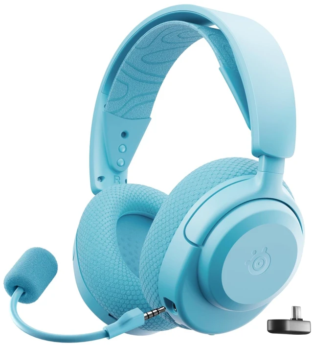 Main image of SteelSeries Arctis Nova 3P Wireless Multi-Platform Gaming Headset - Aqua | Mobile App Control - 40 HR Battery - Neodymium Magnetic Drivers - 2.4GHz/Bluetooth - PS5, PS4, PC, Switch, Mobile