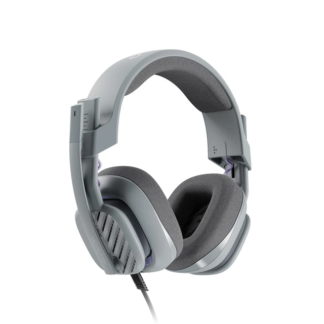Alt view image 4 of 7 - Logitech G Astro A10 Gen 2 Cross-Platform Wired Gaming Headset - Grey | 3.5mm Headphone Jack, 32mm Drivers, Flip-to-Mute Mic, Over-Ear Cup Design