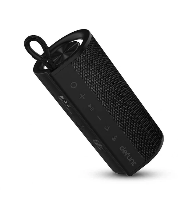 Main image of Defunc BEAT15 Bluetooth Speaker, 15W Portable Wireless Speaker, Bluetooth 6.0, IPX7 Waterproof, Auracast, RGB Lights (Black)