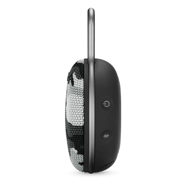 Alt view image 3 of 5 - JBL Clip 3, Black Camo - Waterproof, Durable & Portable Bluetooth Speaker - Up to 10 Hours of Play - Includes Noise-Cancelling Speakerphone & Wireless Streaming